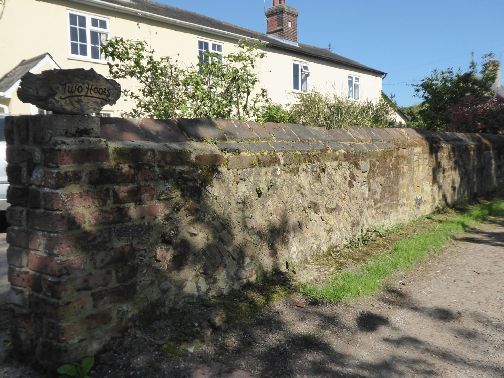 Wall detail at Upsher Green