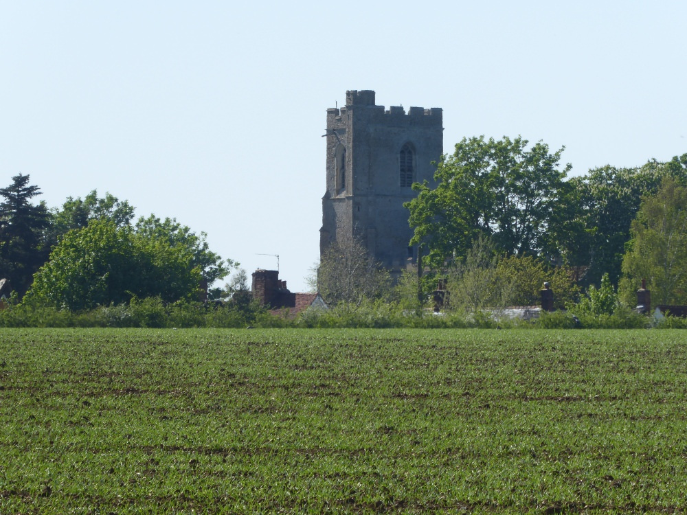 The church from Upsher Green