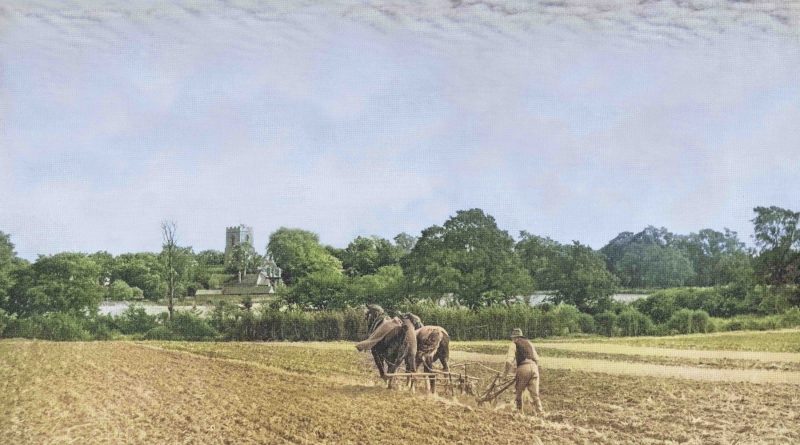 Colourised version of a 1935 Times photo