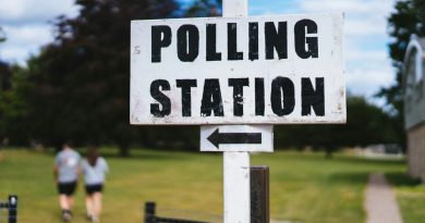 Polling Station sign