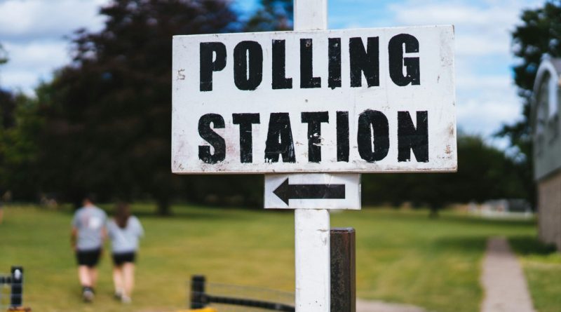 Polling Station sign