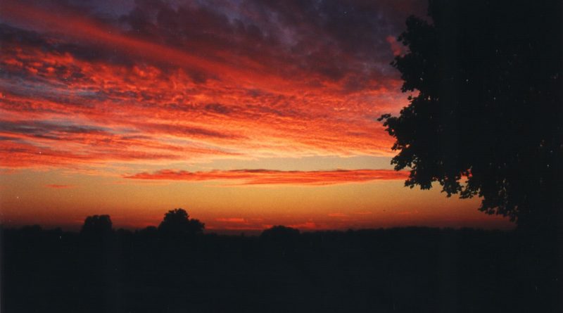 Sunset over Gt. Waldingfield